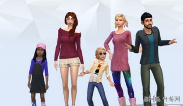 模拟人生4大人小孩形象