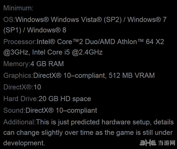 消逝的光芒steam版最低配置要求