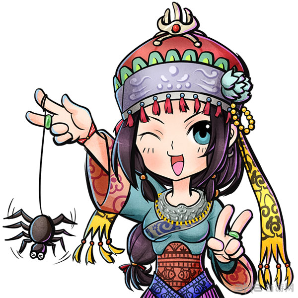 河洛之新武林群侠传毒龙教教主兰婷2