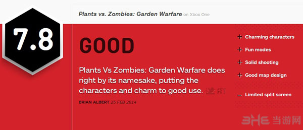 植物大战僵尸花园战争IGN简评