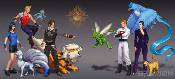 口袋妖怪遇到最终幻想插画2