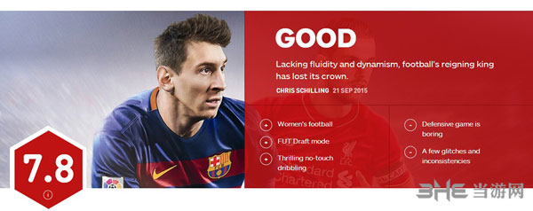 FIFA16 IGN评分1