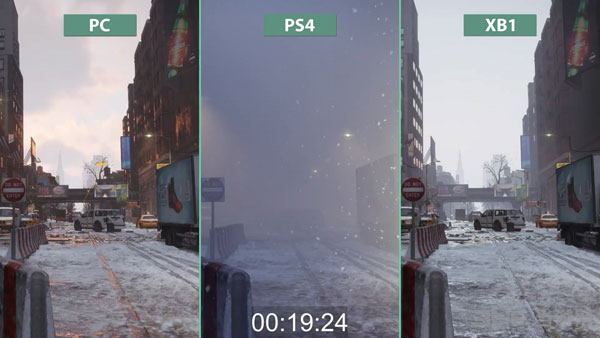 全境封锁画面对比视频截图2