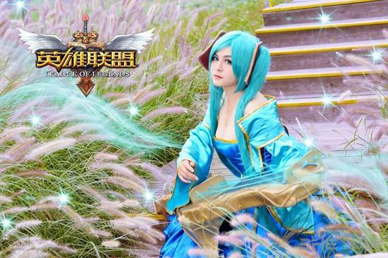 lol琴瑟仙女娑娜cos2