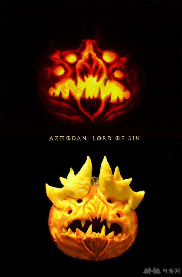 2014暴雪万圣节南瓜雕刻参赛作品3