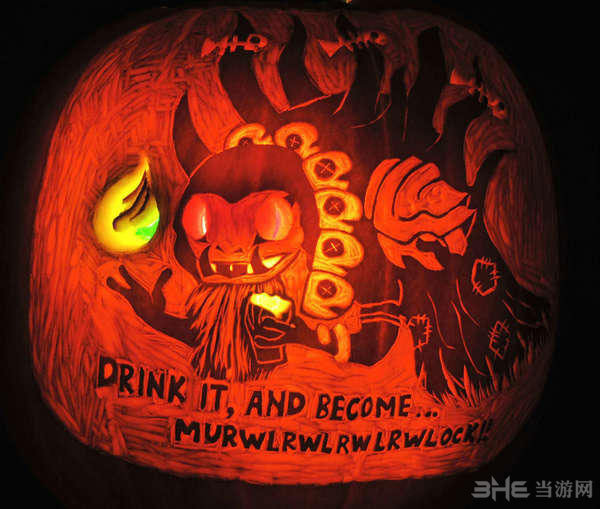 2014暴雪万圣节南瓜雕刻参赛作品1