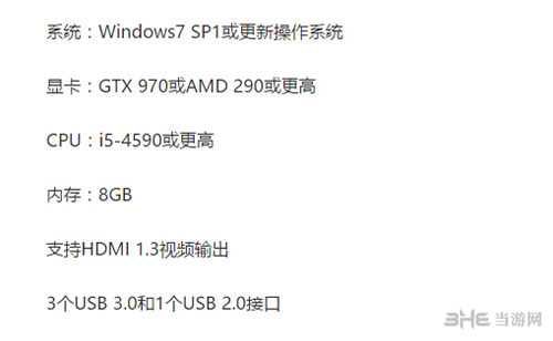 VR虚拟现实技术硬件要求