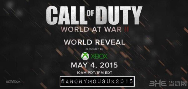 之前泄露的使命召唤12海报截图