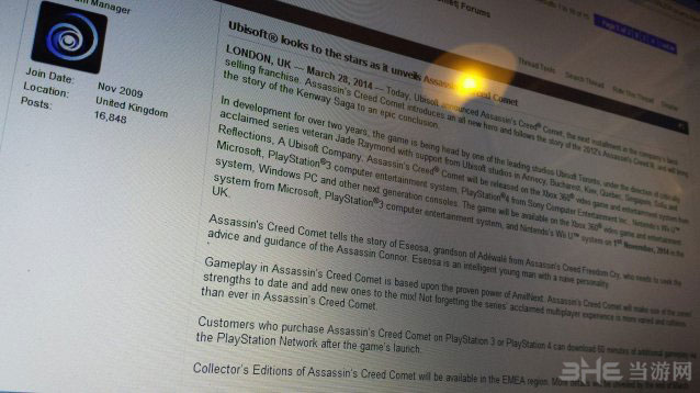 刺客信条彗星传言不断