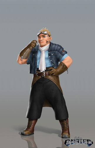 最终幻想7角色卡通造型1