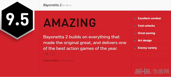 猎天使魔女2获IGN9.5好评