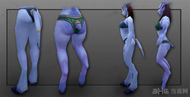 魔兽世界德莱尼女外形改动4