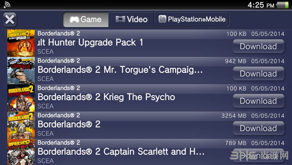 无主之地2PSV版存储空间较大