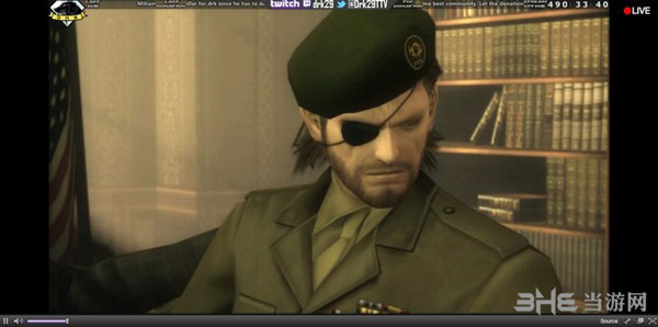 合金装备系列直播画面