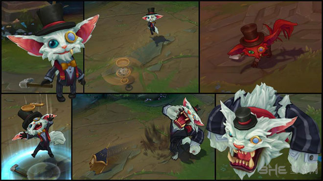 lol纳尔新皮肤萌侦探喵尔摩斯皮肤2