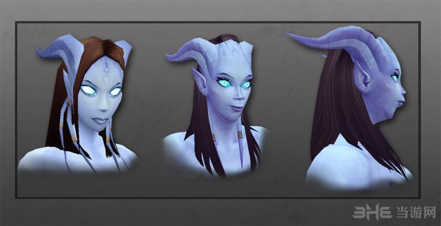 魔兽世界德莱尼女外形改动2