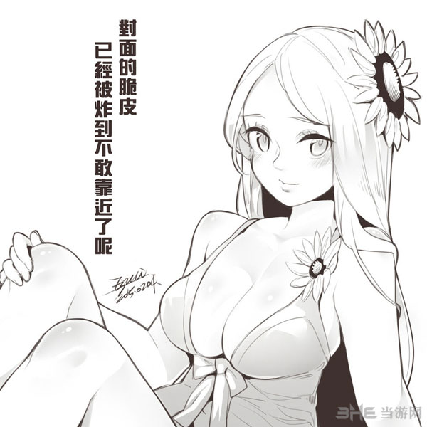 LOL有爱玩家黑白手绘英雄欣赏3