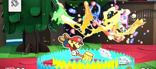 纸片马里奥色彩喷涂ColorSplash游戏截图1