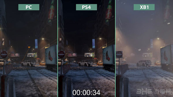 全境封锁画面对比视频截图1