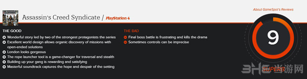 刺客信条枭雄媒体评分2