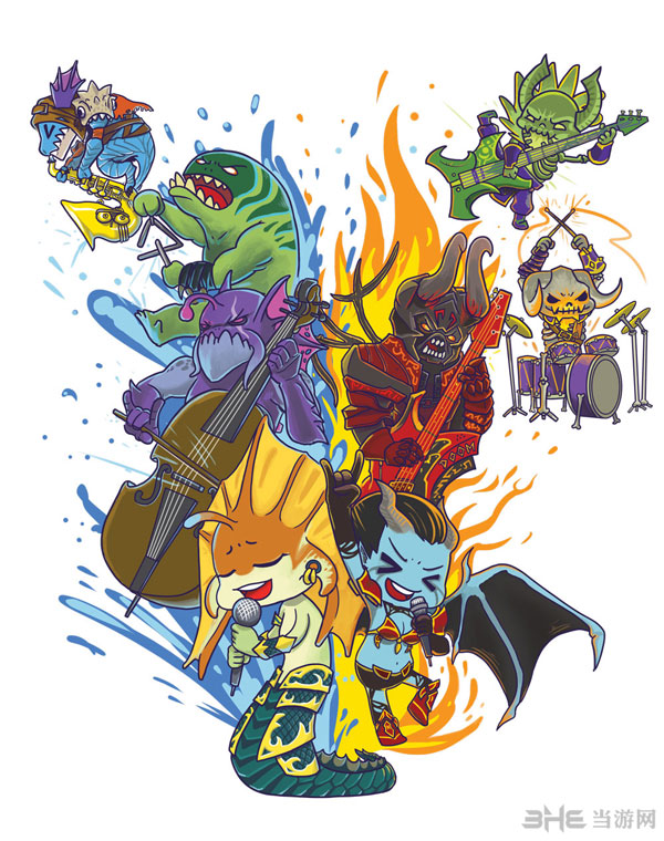 DOTA2萌图插画3