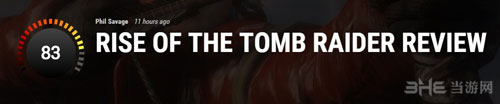 古墓丽影崛起PC版媒体评分2