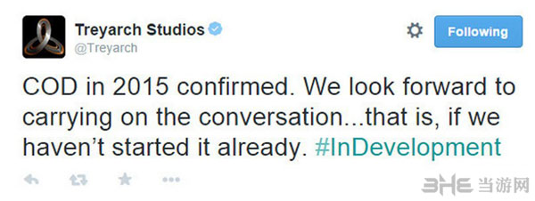 Treyarch推特截图