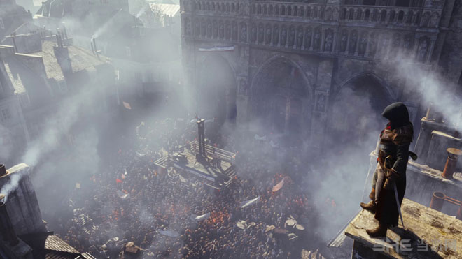 刺客信条大革命人群宣传图
