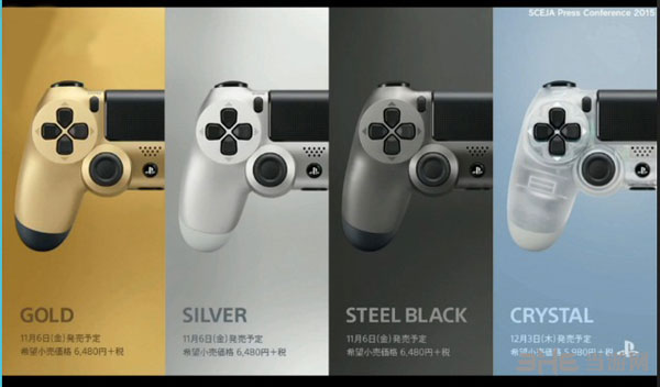 索尼PS4新配色手柄