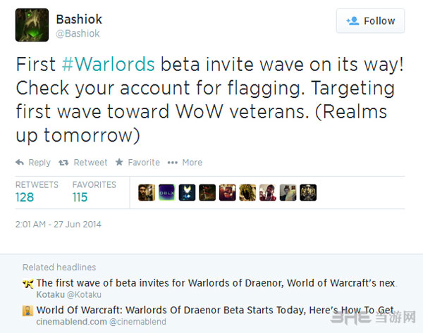 魔兽世界6.0德拉诺之王Beta封测开启 