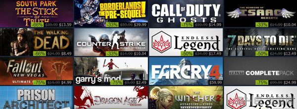 今日steam感恩节促销活动详情1