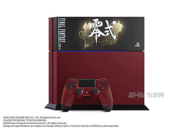 朱雀红版PS4主机高清靓照1