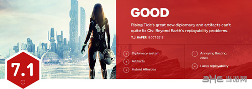 文明太空DLC潮起IGN评分