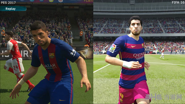 FIFA2017实况足球16画面对比2