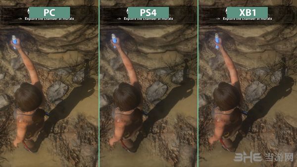 古墓丽影崛起平台画面对比1