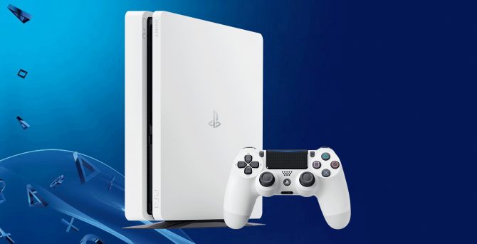 冰川白CUH-2000 PS4 Slim1