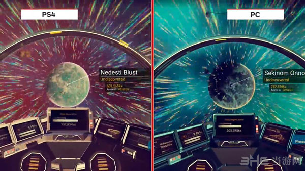 无人深空PC和PS4游戏画面对比1