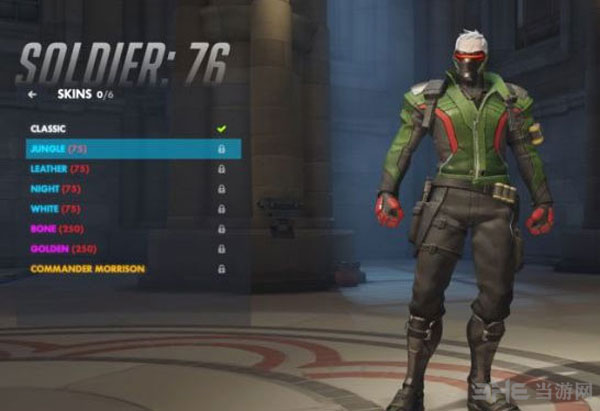 守望先锋士兵76所有角色皮肤一览1