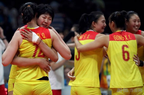 中国女排夺金配图1
