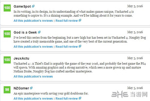 神秘海域4评分截图2