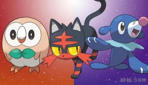 精灵宝可梦太阳月亮游戏宣传图