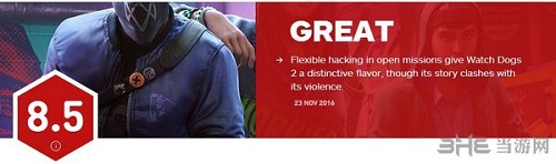 看门狗2IGN评分截图