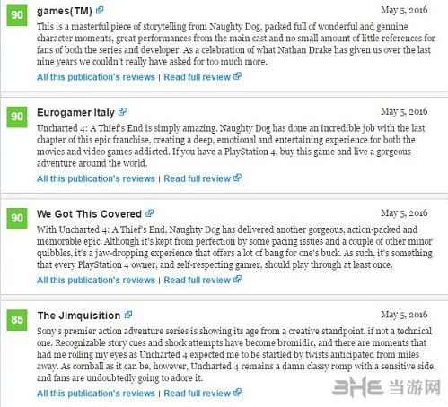 神秘海域4评分截图3