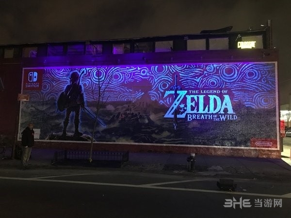 塞尔达传说荒野之息广告墙图片