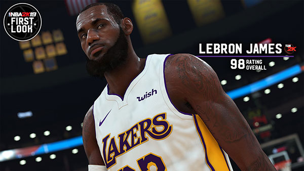 nba2k19詹姆斯截图