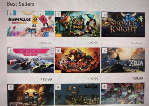 eshop销量排名图片1