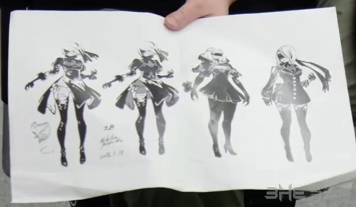 尼尔机械纪元2b小姐姐人设图2