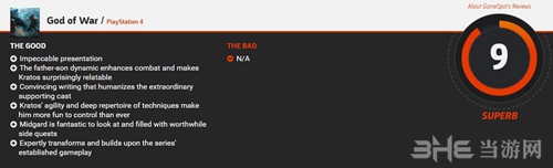 战神4GameSpot评分