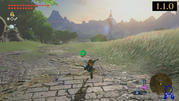 塞尔达传说荒野之息更新画面对比图片2