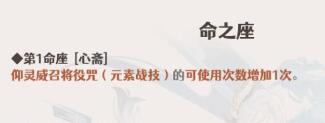 原神3.5申鹤命之座选择建议